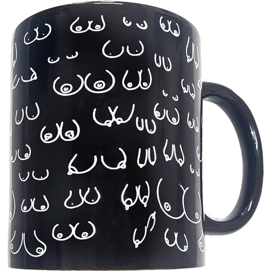 DIABLO PICANTE - TAZZA TETTE NERA 370 ML - DIABLO PICANTE | Lingerie Harness Boutique