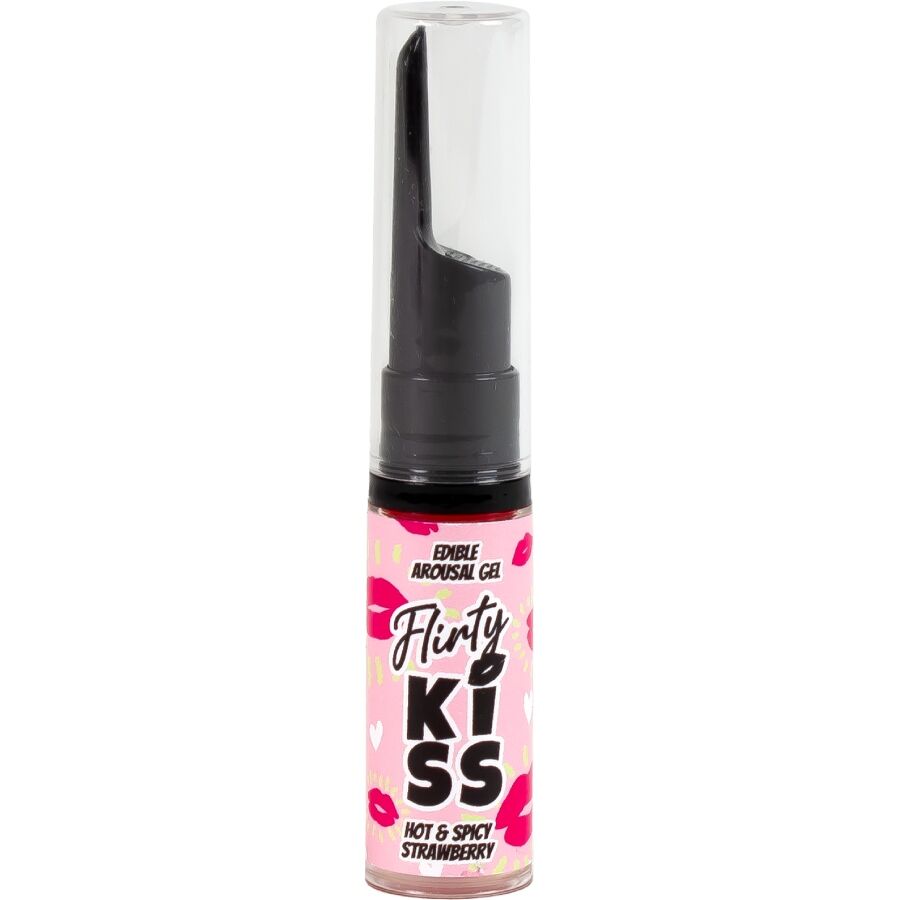 SECRETPLAY - GEL PER BACI CIVATRICI CON EFFETTI SESSUALI ORALI FRAGOLA E MENTA 2 x 8 GR - SECRETPLAY COSMETIC | Lingerie Harness Boutique