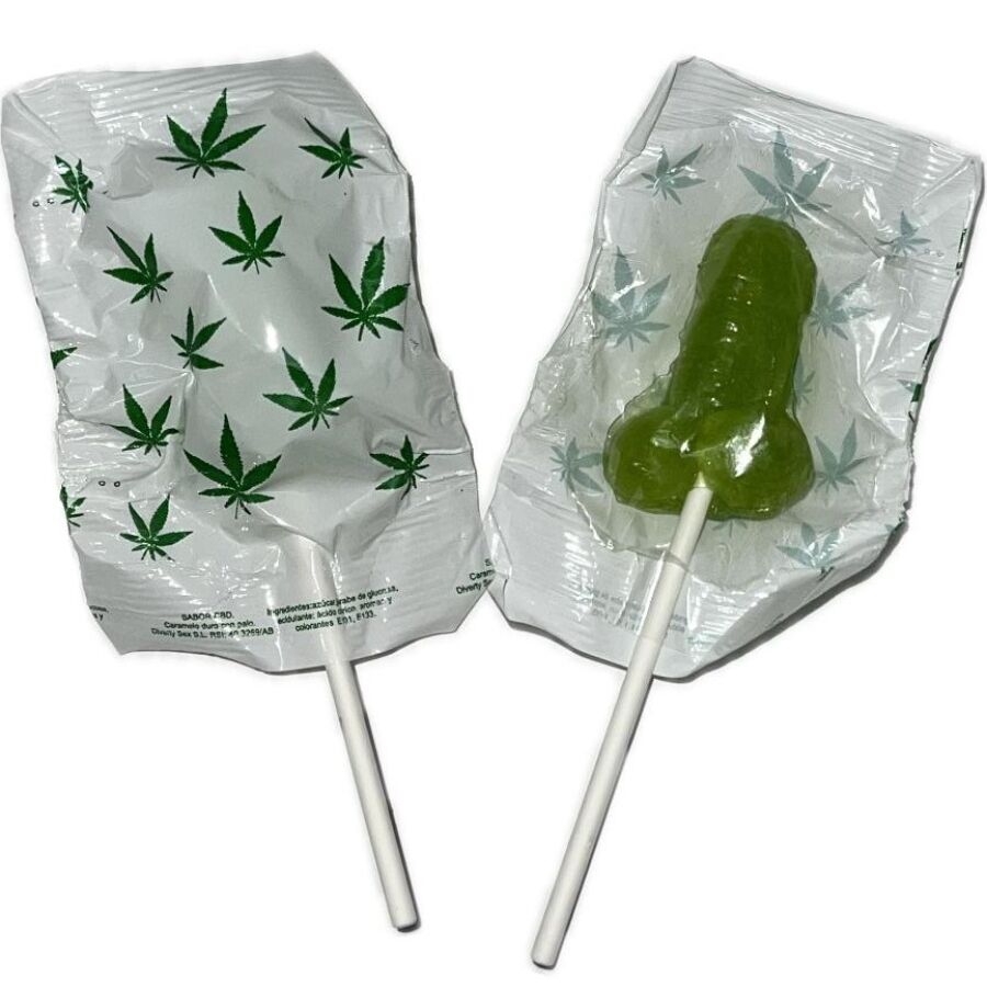 DIABLO GOLOSO - 1 PENE LECCA-LECCA AROMA CANNABIS - DIABLO GOLOSO | Lingerie Harness Boutique