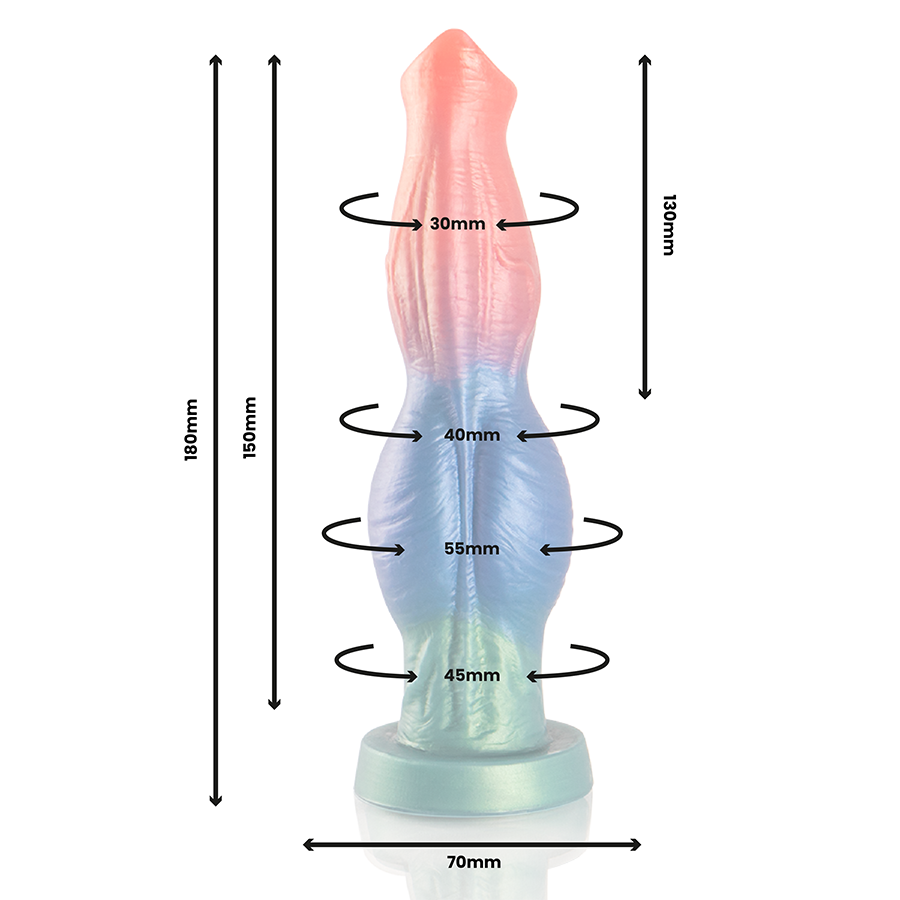 EPIC - ARION DILDO SINFONIA DEL PIACERE TELECOMANDO RICARICABILE - EPIC | Lingerie Harness Boutique