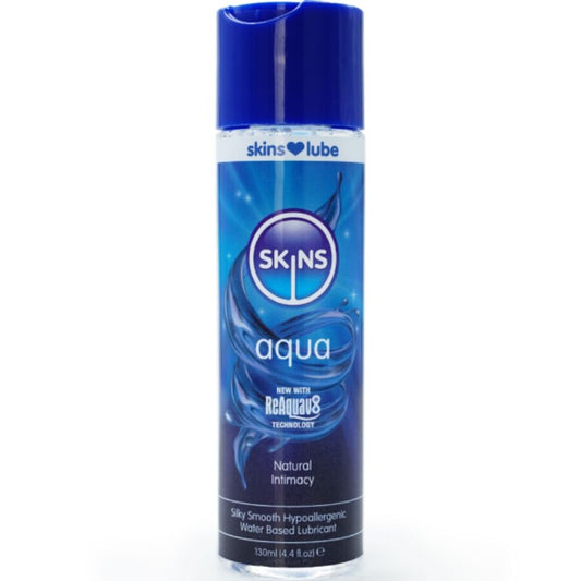 SKINS - AQUA LUBRIFICANTE A BASE D'ACQUA 130 ML - SKINS | Lingerie Harness Boutique