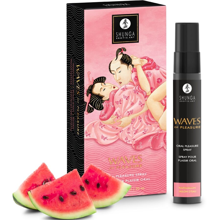 SHUNGA - WAVES SPRAY ORALE PER IL PIACERE SEDUCENTE ALL'ANGURIA 20 ML - SHUNGA APHRODISIACS | Lingerie Harness Boutique