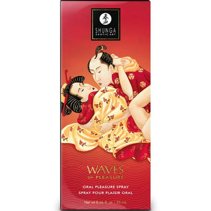 SHUNGA - WAVES PLEASURE SPRAY ORALE SEDUCENTE FRAGOLA 20 ML - SHUNGA APHRODISIACS | Lingerie Harness Boutique
