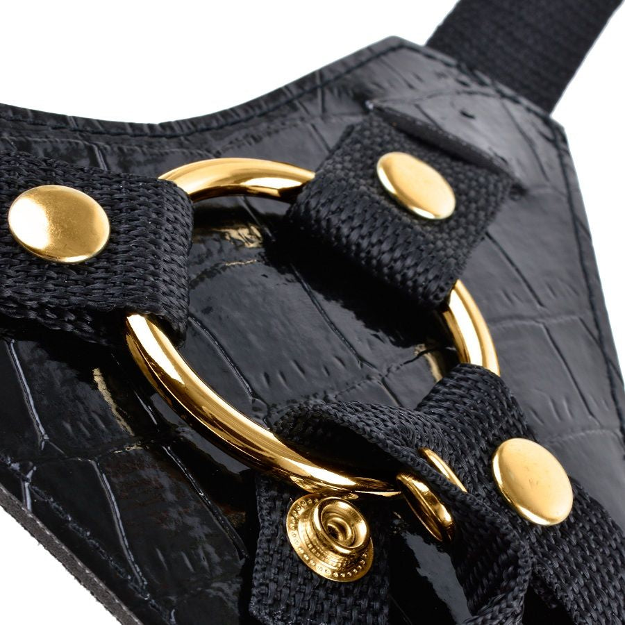 FETISH FANTASY GOLD - CINTURINO DESIGNER - FETISH FANTASY GOLD | Lingerie Harness Boutique