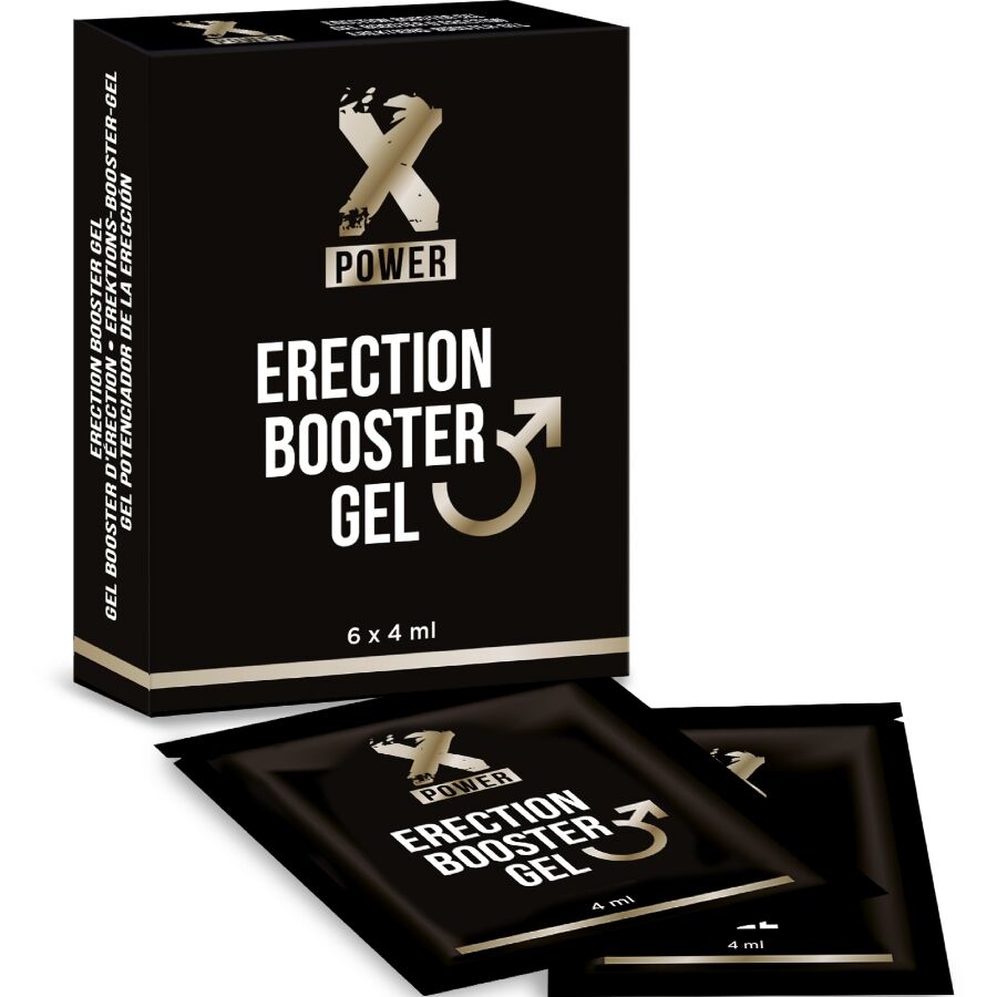 XPOWER - GEL BOOSTER PER LEREZIONE 6 X 4 ML - XPOWER | Lingerie Harness Boutique