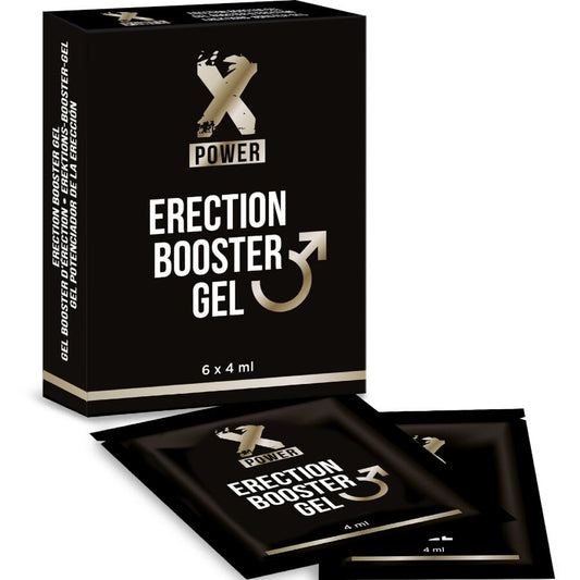 XPOWER - GEL BOOSTER PER LEREZIONE 6 X 4 ML - XPOWER | Lingerie Harness Boutique