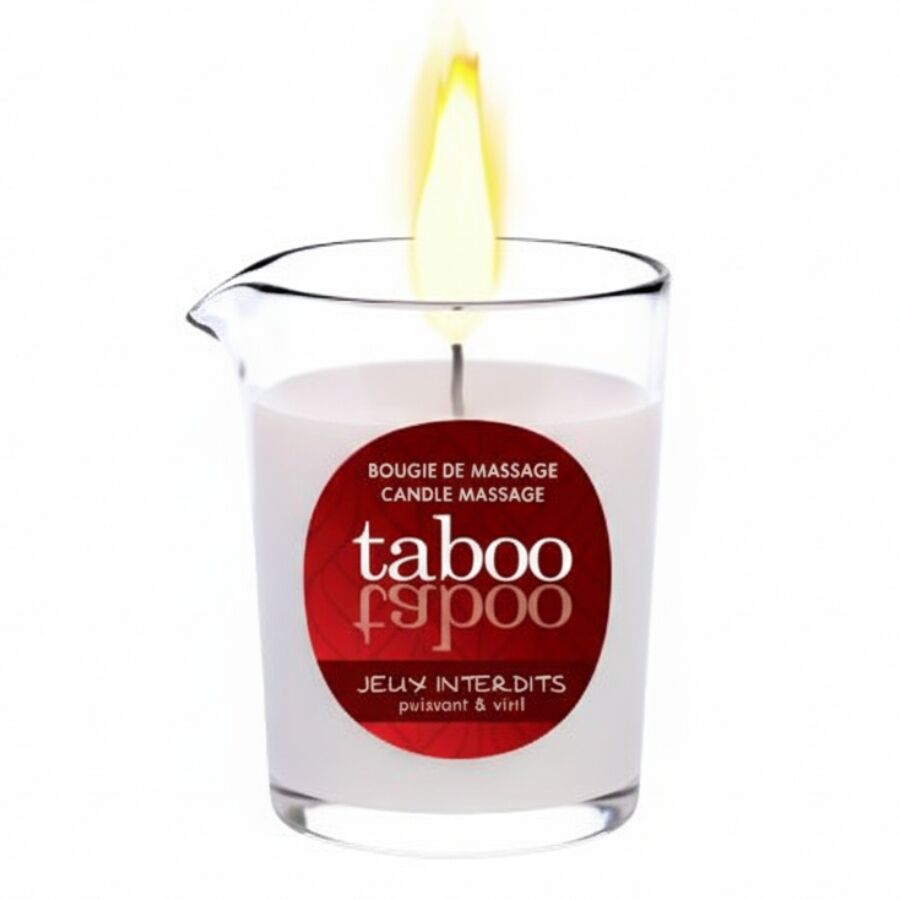 RUF - CANDELA DA MASSAGGIO TABOO PER LUI JEUX INTERDITS AROMA DI LICHENE SELVAGGIO - RUF | Lingerie Harness Boutique
