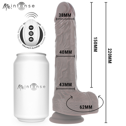 MR INTENSE - MATT REALISTICO MULTIFUNZIONE CON VIBRAZIONE SU E GIÙ TELECOMANDO 22 CM -O- 4 CM - MR. INTENSE | Lingerie Harness Boutique