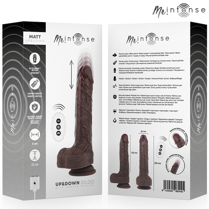 MR INTENSE - MATT REALISTICO MULTIFUNZIONE CON VIBRAZIONE SU E GIÙ TELECOMANDO 22 CM -O- 4 CM - MR. INTENSE | Lingerie Harness Boutique