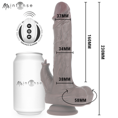 MR INTENSE - MORGAN PENE REALISTICO TELECOMANDO 23 CM -O- 3,5 CM - MR. INTENSE | Lingerie Harness Boutique