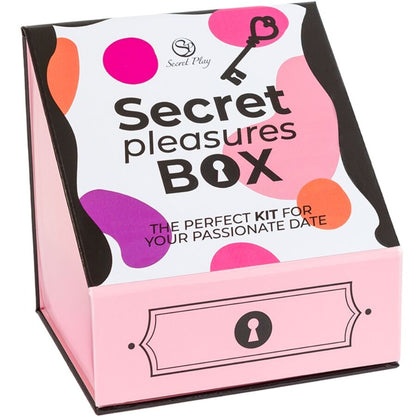 SECRET PLAY - PLEASURES BOX PER COPPIE: DADI + PROIETTILE VIBRANTE + PENNA CON PIUMA - SECRETPLAY 100% GAMES | Lingerie Harness Boutique