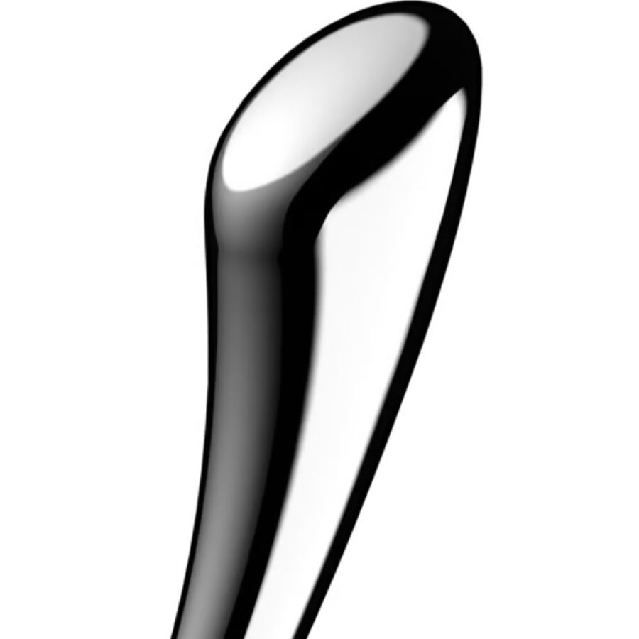 SATISFYER - DILDO A DOPPIA ESTREMITÀ IN ACCIAIO INOX COSMIC CREST 1 - SATISFYER DILDO | Lingerie Harness Boutique