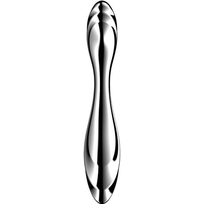 SATISFYER - DILDO A DOPPIA ESTREMITÀ IN ACCIAIO INOX PURE GRAVITY 2 - SATISFYER DILDO | Lingerie Harness Boutique