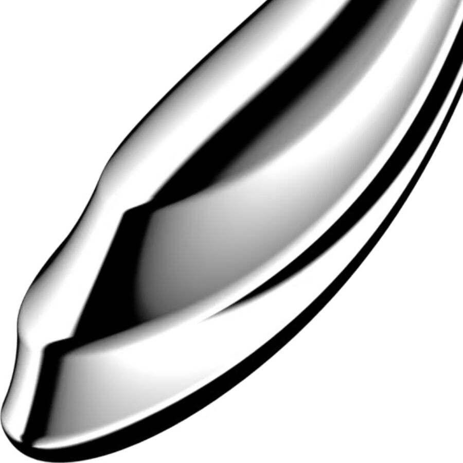 SATISFYER - DILDO A DOPPIA ESTREMITÀ IN ACCIAIO INOX PURE GRAVITY 2 - SATISFYER DILDO | Lingerie Harness Boutique