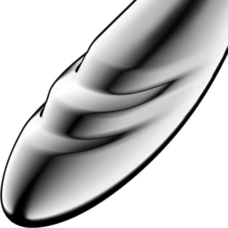SATISFYER - DILDO A DOPPIA ESTREMITÀ IN ACCIAIO INOX PURE GRAVITY 3 - SATISFYER DILDO | Lingerie Harness Boutique