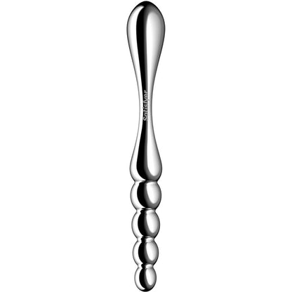 SATISFYER - DILDO A DOPPIA ESTREMITÀ IN ACCIAIO INOX STAR FORCE 1 - SATISFYER DILDO | Lingerie Harness Boutique