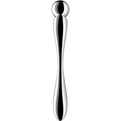 SATISFYER - DILDO A DOPPIA ESTREMITÀ IN ACCIAIO INOX STAR FORCE 2 - SATISFYER DILDO | Lingerie Harness Boutique