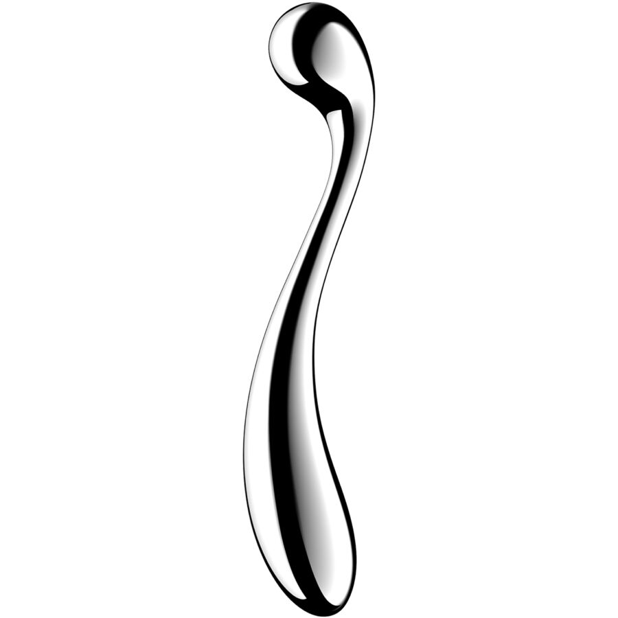 SATISFYER - DILDO A DOPPIA ESTREMITÀ IN ACCIAIO INOX STAR FORCE 4 - SATISFYER DILDO | Lingerie Harness Boutique