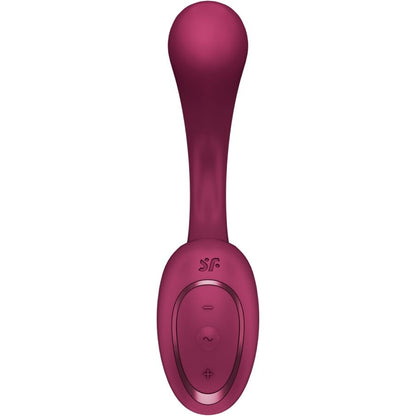 SATISFYER - G PER DEA 2 VIBRATORE CONIGLIO BOTTIGLIA BORDEAUX - SATISFYER VIBRATOR | Lingerie Harness Boutique