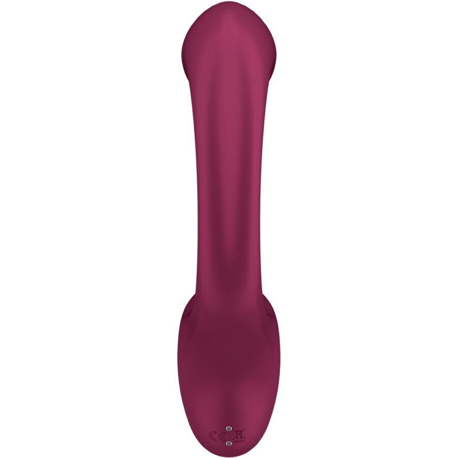 SATISFYER - G PER DEA 2 VIBRATORE CONIGLIO BOTTIGLIA BORDEAUX - SATISFYER VIBRATOR | Lingerie Harness Boutique