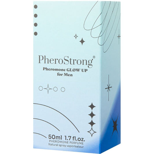 PHEROSTRONG - PROFUMO GLOW UP AI FEROMONI PER UOMO 50 ML - PHEROSTRONG | Lingerie Harness Boutique