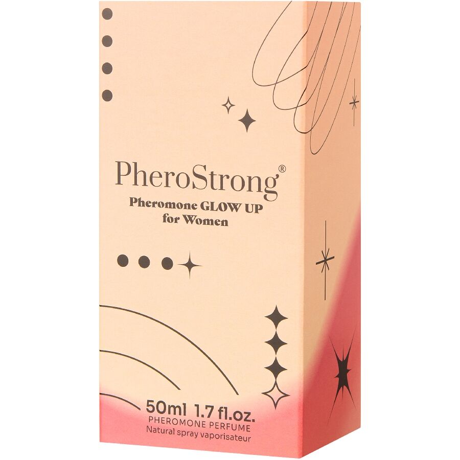 PHEROSTRONG - PROFUMO AI FEROMONI GLOW UP PER DONNA 50 ML - PHEROSTRONG | Lingerie Harness Boutique
