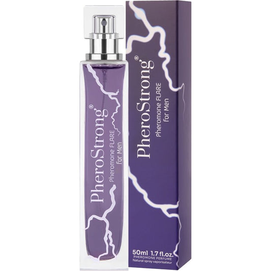 PHEROSTRONG - PROFUMO FLARE AI FEROMONI PER UOMO 50 ML - PHEROSTRONG | Lingerie Harness Boutique