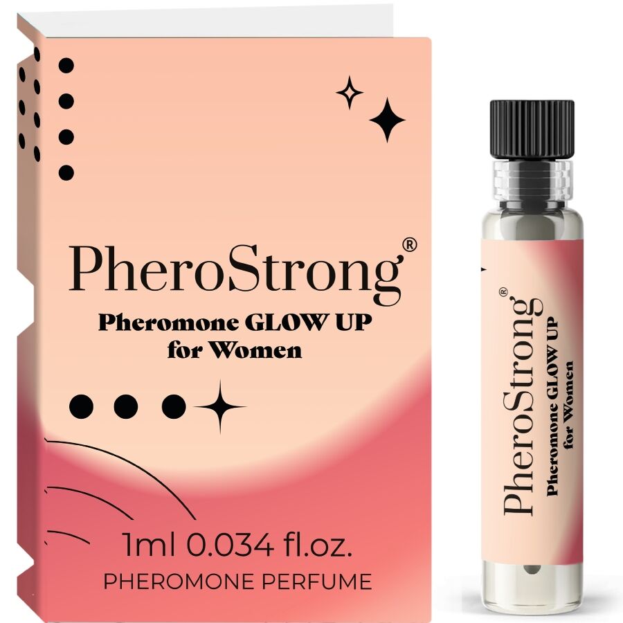 PHEROSTRONG - PROFUMO AI FEROMONI GLOW UP PER DONNA 1 ML - PHEROSTRONG | Lingerie Harness Boutique