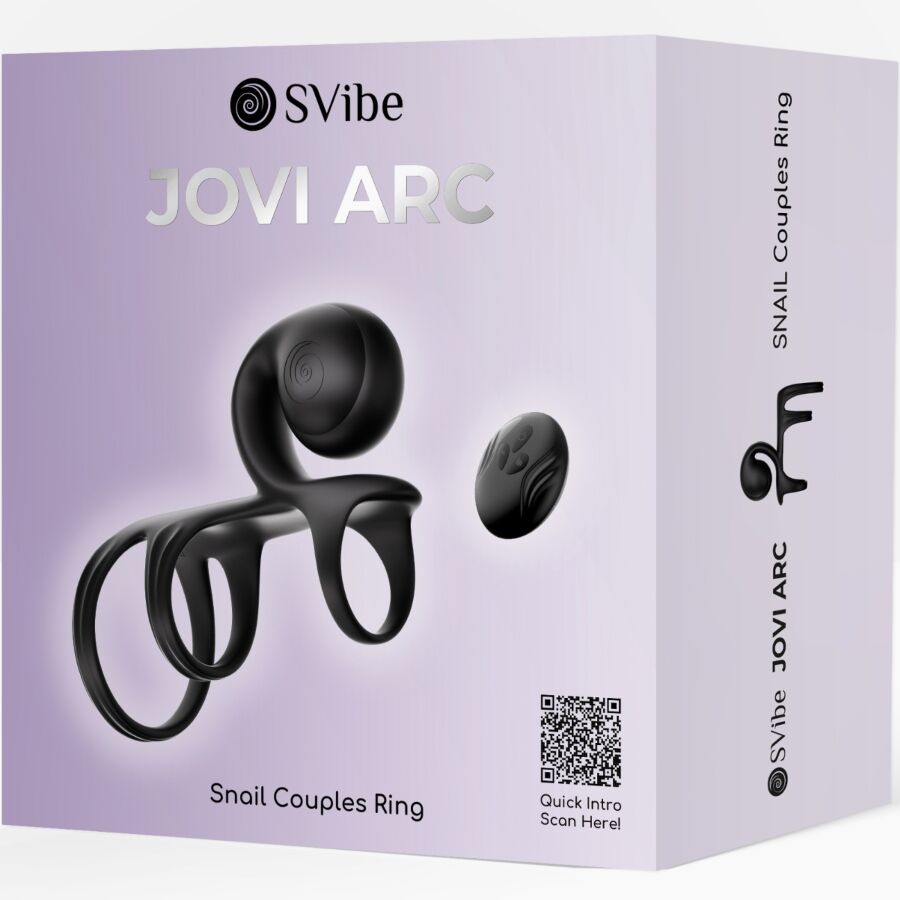 SNAIL VIBE - JOVI ARC COUPLE RING TELECOMANDO BLU - SNAIL VIBE | Lingerie Harness Boutique