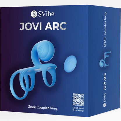 SNAIL VIBE - JOVI ARC COUPLE RING TELECOMANDO BLU - SNAIL VIBE | Lingerie Harness Boutique
