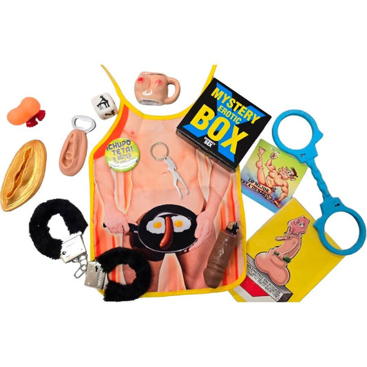 DIABLO PICANTE - SCATOLA EROTICA MISTERIOSA PER LUI 10 X 10 - DIABLO PICANTE | Lingerie Harness Boutique