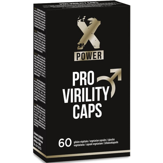 XPOWER - PRO VIRILITY CAPS 60 UNITÀ - XPOWER | Lingerie Harness Boutique