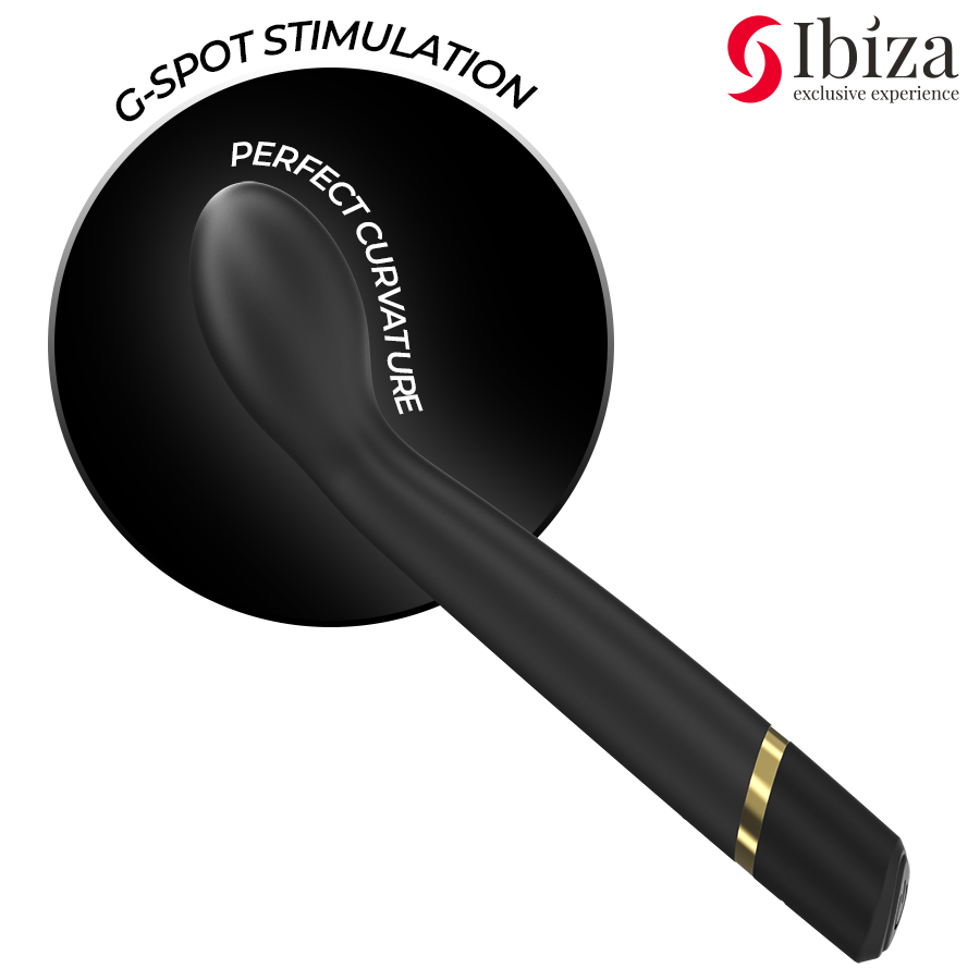 IBIZA - VIBRATORE PUNTO G 10 VIBRAZIONI RICARICABILE - IBIZA TECHNOLOGY | Lingerie Harness Boutique