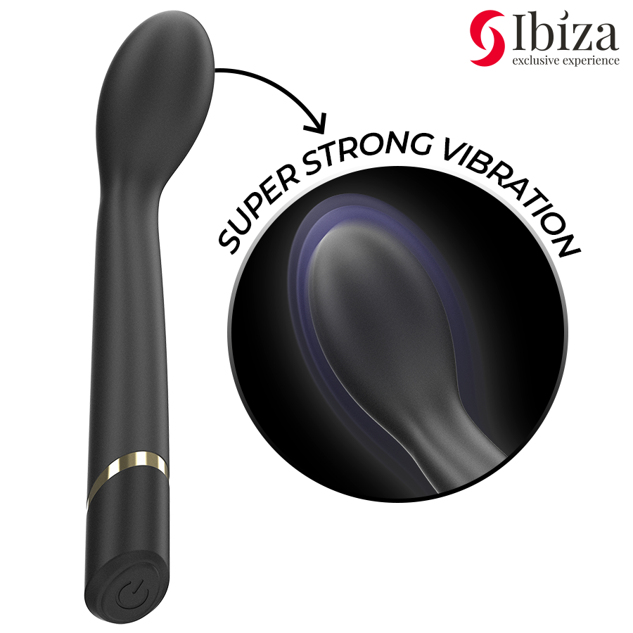 IBIZA - VIBRATORE PUNTO G 10 VIBRAZIONI RICARICABILE - IBIZA TECHNOLOGY | Lingerie Harness Boutique