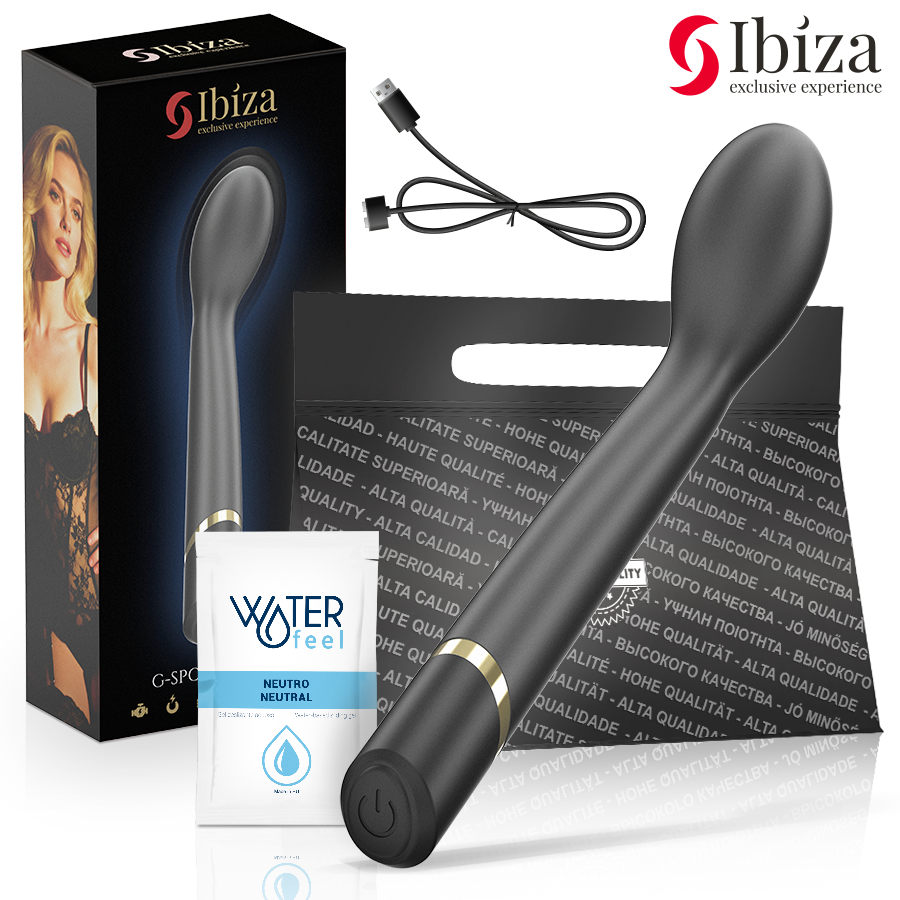 IBIZA - VIBRATORE PUNTO G 10 VIBRAZIONI RICARICABILE - IBIZA TECHNOLOGY | Lingerie Harness Boutique