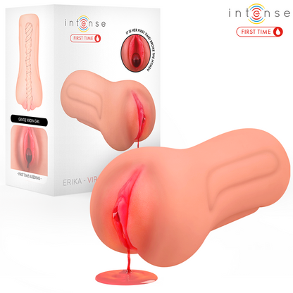 INTENSE FIRST TIME  - ERIKA VERGINE MASTURBATORE CON SANGUINAMENTO - INTENSE FIRST TIME | Lingerie Harness Boutique
