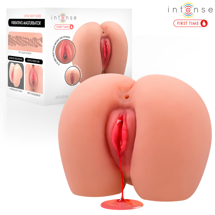 INTENSE FIRST TIME - ARIANA VIRGIN VIBRATORE MASTURBATORE CON SANGUINAMENTO - INTENSE FIRST TIME | Lingerie Harness Boutique