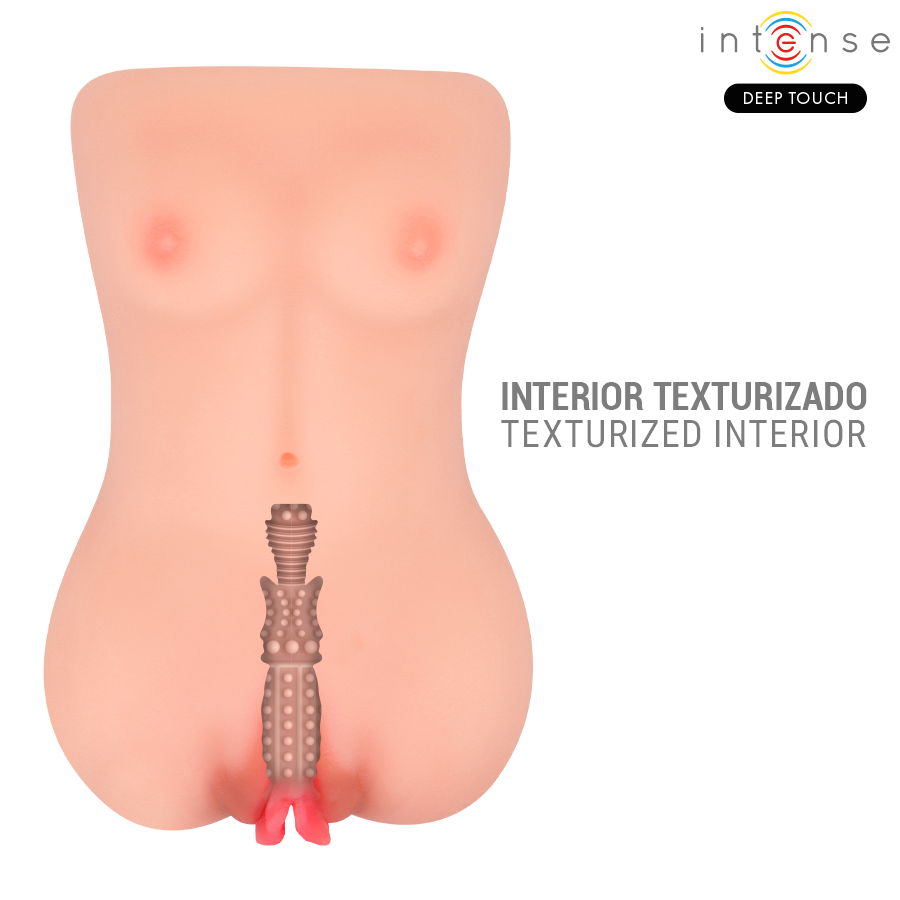 INTENSE DEEP TOUCH - CATHERINE VIBRATORE E MASTURBATORE A VENTOSA CON VOCAZIONE - INTENSE DEEP TOUCH | Lingerie Harness Boutique