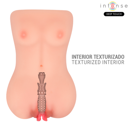 INTENSE DEEP TOUCH - CATHERINE VIBRATORE E MASTURBATORE A VENTOSA CON VOCAZIONE - INTENSE DEEP TOUCH | Lingerie Harness Boutique