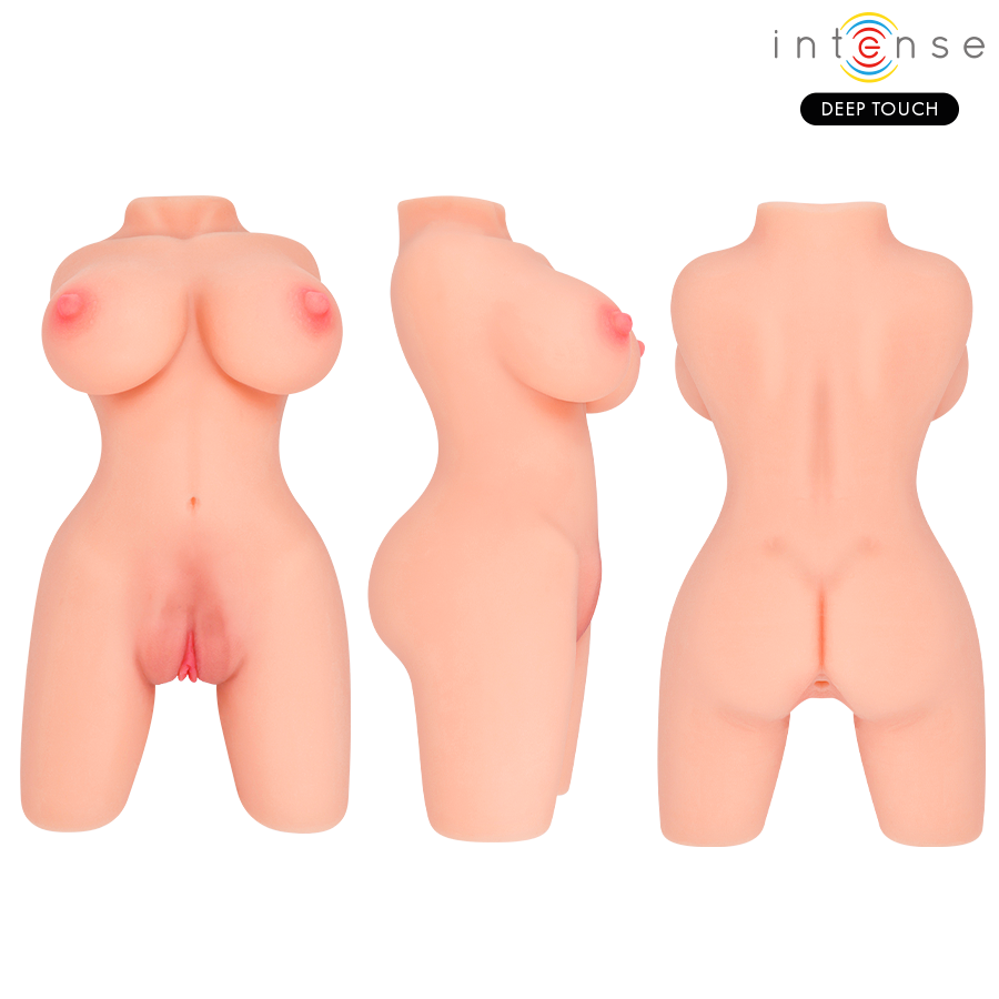 INTENSE DEEP TOUCH - JESSE TORSO DOPPIA VAGINA E MASTURBATORE ANO - INTENSE DEEP TOUCH | Lingerie Harness Boutique