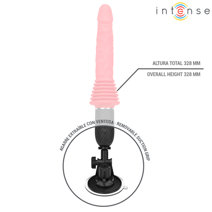 INTENSE - CYNTHIA VIBRATORE A SPINTA CON TELECOMANDO E CALORE - INTENSE FUN | Lingerie Harness Boutique
