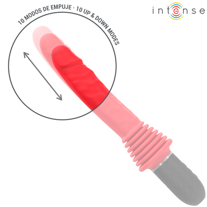 INTENSE - CYNTHIA VIBRATORE A SPINTA CON TELECOMANDO E CALORE - INTENSE FUN | Lingerie Harness Boutique
