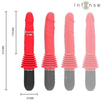 INTENSE - CYNTHIA VIBRATORE A SPINTA CON TELECOMANDO E CALORE - INTENSE FUN | Lingerie Harness Boutique