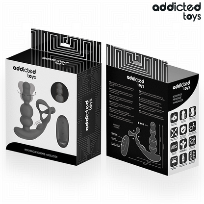 ADDICTED TOYS - MASSAGGIATORE PROSTATICO ROTANTE CON TELECOMANDO - ADDICTED TOYS | Lingerie Harness Boutique