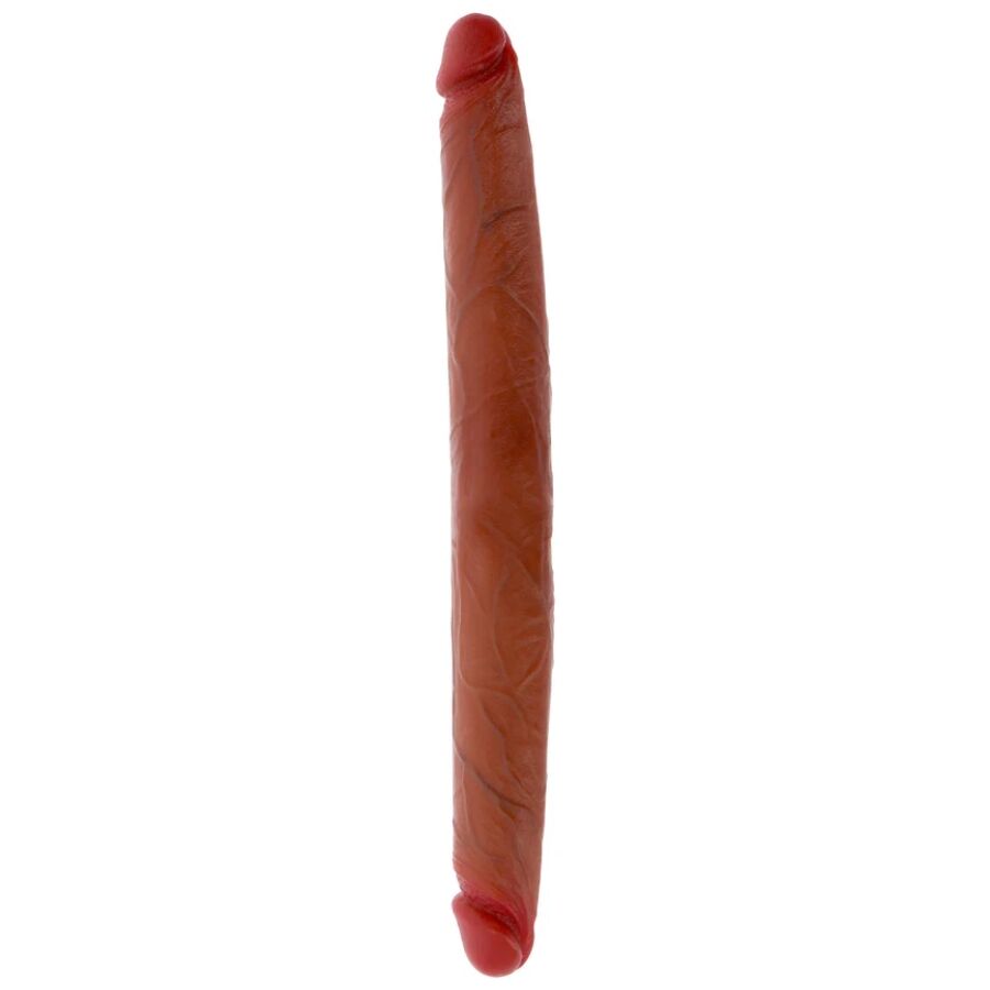 GET REAL - DILDO IN SILICONE A DOPPIA ESTREMITÀ CARAMELLO 40 CM - GET REAL | Lingerie Harness Boutique