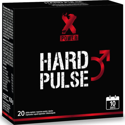 XPOWER - TRATTAMENTO HARD PULSE EXPRESS 10 GIORNI DI EREZIONE E RESISTENZA 20 CAPSULE - XPOWER | Lingerie Harness Boutique