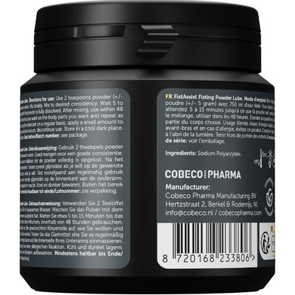 COBECO - FIST ASSIST POWDER LUBE 135 GR - COBECO - FIST ASSIST | Lingerie Harness Boutique