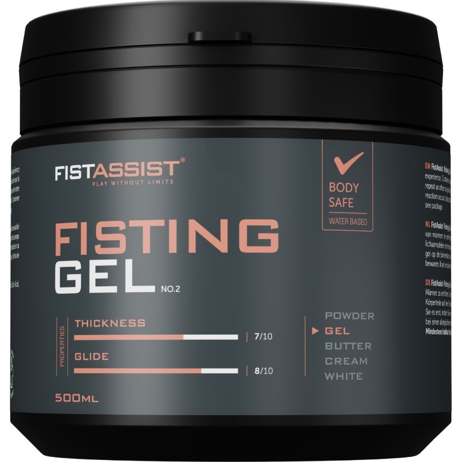 COBECO - FIST ASSIST FISTING GEL EXTRA-DENSO A BASE D'ACQUA 500 ML - COBECO - FIST ASSIST | Lingerie Harness Boutique