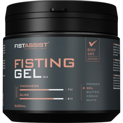 COBECO - FIST ASSIST FISTING GEL EXTRA-DENSO A BASE D'ACQUA 500 ML - COBECO - FIST ASSIST | Lingerie Harness Boutique