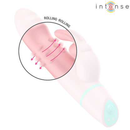 INTENSE - STIMOLATORE E VIBRATORE ROTANTE ALVIN RABBIT + OSCILLANTE - INTENSE HIGH TECH | Lingerie Harness Boutique
